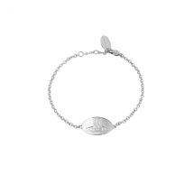 Vivienne Westwood Silver Tag Orb Bracelet - Silver