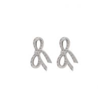 Olivia Burton Silver Bow Stud Earrings