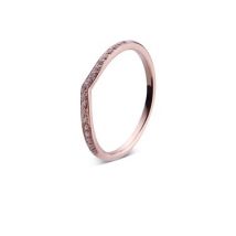 Argento Rose Gold Sparkle Wish Ring - Ring Size 56 Rose Gold