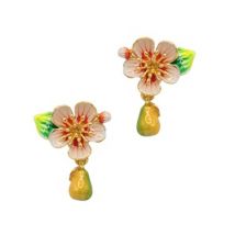 Bill Skinner Pear Blossom Earrings - Gold