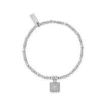 ChloBo Silver Celestial Wonderer Star Bracelet - 18cm