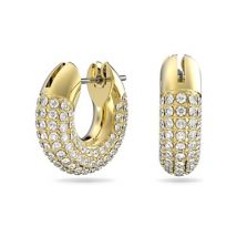 Swarovski Dextera Gold Hoop Earrings