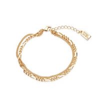 August Woods Gold Double Chain Bracelet - Gold