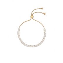 Ted Baker Gold Icon Crystal Bracelet - Adjustable