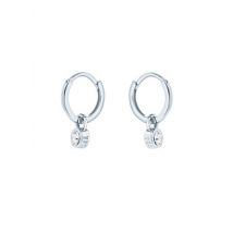 Ted Baker Silver Crystal Huggie Earrings - Silver