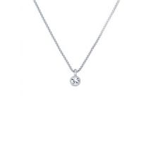 Ted Baker Silver Crystal Necklace - 48cm