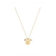 Kate Spade New York Gold Medallion Charm Necklace - Gold