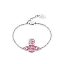 Vivienne Westwood Rose Crystal Francette Bracelet - Silver