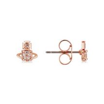 Vivienne Westwood Rose Gold Crystal Brandita Earrings - Rose Gold