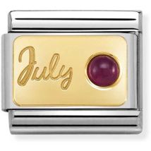 Nomination July Ruby Birthstone Charm