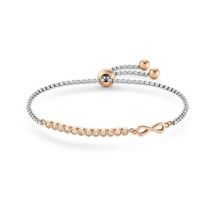 Nomination Milleluci Rose Gold Infinity Bracelet - 14-19cm