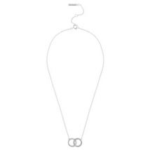 Olivia Burton Silver Bejewelled Interlink Necklace - 40cm