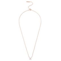 Olivia Burton Rose Gold Marquise Butterfly Necklace - 40cm