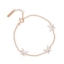 Olivia Burton Rose Gold Marquise Butterfly Bracelet - 16cm