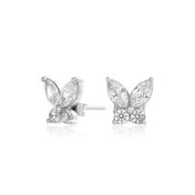 Olivia Burton Silver Marquise Butterfly Earrings