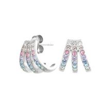 Olivia Burton Silver Rainbow Earrings - Silver