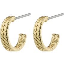 Pilgrim Gold Joanna Snake Chain Hoop Earings - Gold