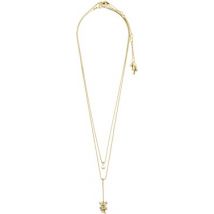 Pilgrim Gold Jolene Crystal Pearl Necklace Set - Gold