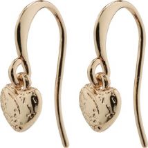 Pilgrim Rose Gold Jayla Heart Earrings - Rose Gold