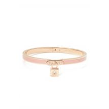 Kate Spade New York Blush & Gold Padlock Bangle - Gold