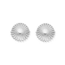 ChloBo Silver Sunburst Earrings - Silver