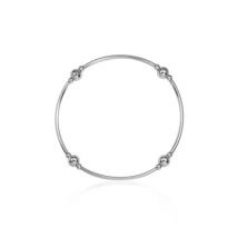 Seek + Find Faith Hope Love Silver Bracelet - Silver