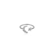 Seek + Find Shine Silver Interstellar Adjustable Ring - Silver