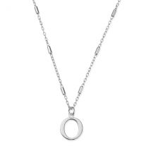 ChloBo Silver Iconic Initial Necklace - Letter O
