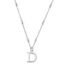 ChloBo Silver Iconic Initial Necklace - Letter D