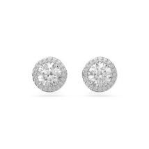 Swarovski Constella Silver Halo Earrings