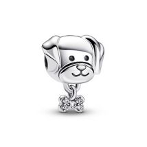 Pandora Pet Dog  Bone Charm - Silver