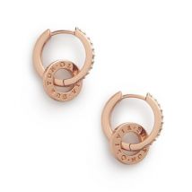 Olivia Burton Rose Gold Rainbow Huggie Hoop Earrings - Rose Gold