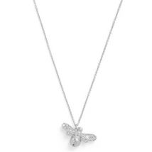 Olivia Burton Silver Sparkle Bee Necklace - Silver
