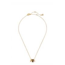 Kate Spade New York Gold Leopard Print Pendant Necklace - Gold