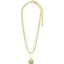 Pilgrim Gold Willpower Layered Coin Necklace - Gold