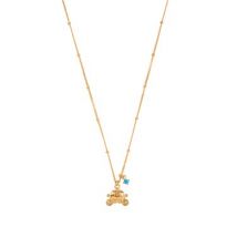Disney Princess Cinderella Carriage Necklace - Gold