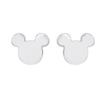 Disney Silver Mickey Mouse Earrings - Silver