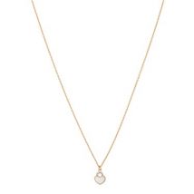 August Woods Gold Pearl Padlock Necklace - Gold