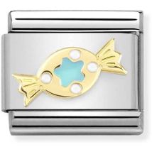 Nomination Gold Green Sweet Charm - Enamel