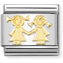Nomination Gold Sisters Charm