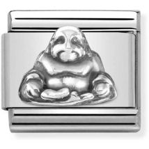Nomination Silver Buddha Charm