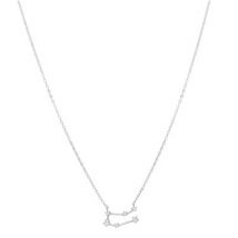 Argento Silver Gemini Constellation Necklace - Silver