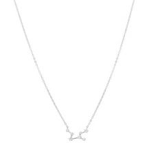 Argento Silver Virgo Constellation Necklace - Silver