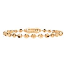 Rebecca My World Gold Milled Ball Bracelet - 19cm