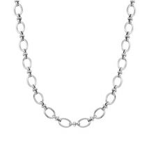 Nomination Affinity Silver Steel Long Necklace