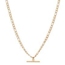 Over & Over Gold T-Bar Chain Necklace - 45cm