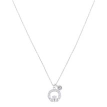 Karma Silver Claddagh Necklace - Silver