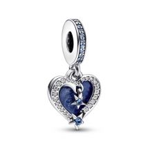 Pandora Celestial Shooting Star Heart Charm