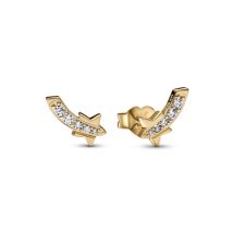 Pandora Gold Shooting Star Earrings