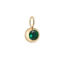 Over & Over Gold May Birthstone Charm - Gold